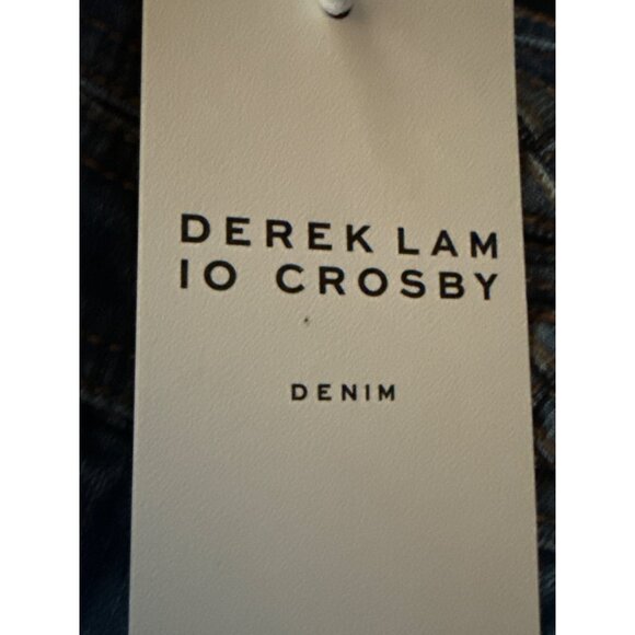 Derek Lam 10 Crosby Harlow Braided Waist Jeans Women's Size 24 New With Tag - Picture 3 of 3